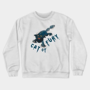 Angry Cat Crewneck Sweatshirt